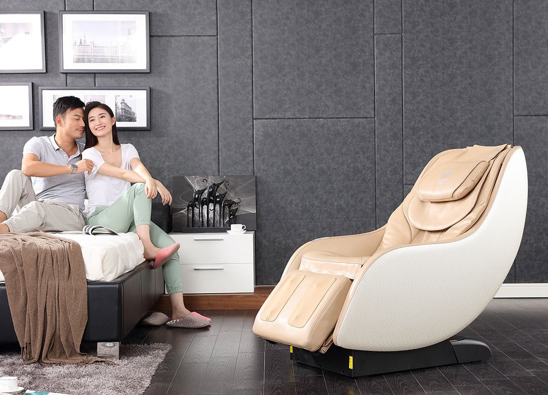 Momoda-Smar- Relaxing-Massage-Chair-Beige-Leather